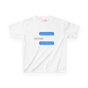 Camiseta de bebé con mensaje personalizado / Camiseta de bebé estilo años 90 con mensaje personalizado Y2K