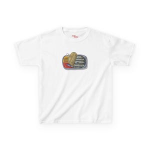Sardines Baby Tee | Iconic 90s Style | Italian Hot Girl Summer Vibes | Cropped Aesthetic T-shirt