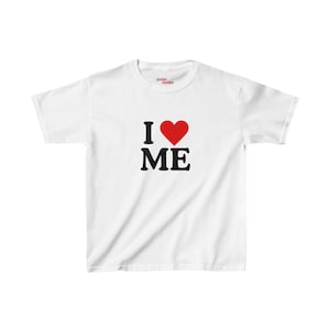 I Love Me Y2K Iconic Baby Tee | Aesthetic Y2K 90s Era Baby Tee I Love Me