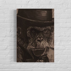 Bingo The monkey - A3 drawing