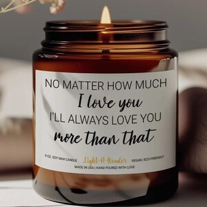 I Love You More Gift for Her Gift for Him Girlfriend Gift Boyfriend Gift Relationship Gifts Valentine&#39;s Day Gift, Romantic Gift