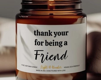Best Friend Gift For Best Friend Forever, Best Friend Birthday Gift Friendship Gift Birthday Gift for BFF Best Friend Gift For Bestie Candle