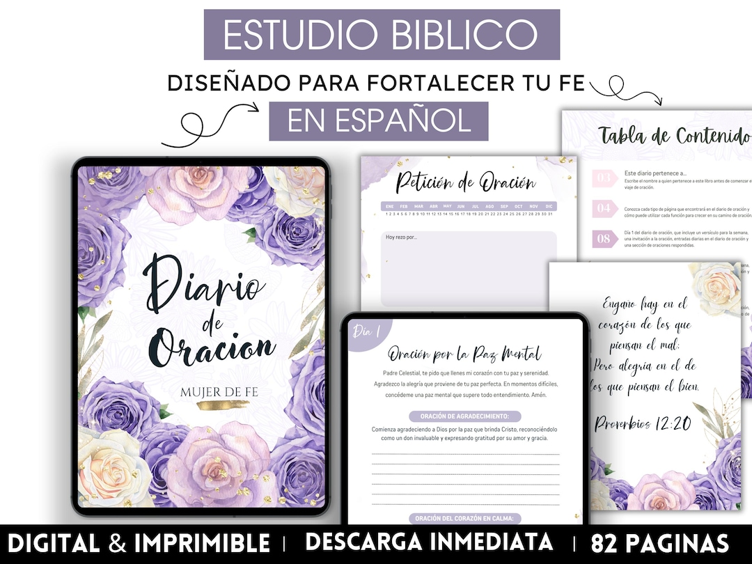 Prayer & Devotional Journal | Digital Prayer | Bible Study Journal ...