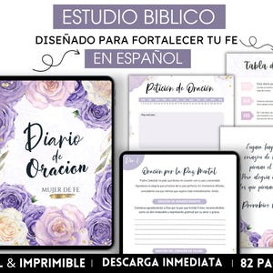 Prayer & Devotional Journal | Digital Prayer | Bible Study Journal | Printable Faith Prayer Journal | Bible Study | Peace of Mind Journal