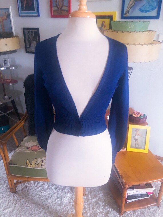 50s style cardigan