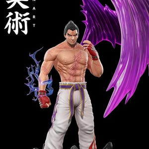 Kazuya Mishima-Tekken  25cm Figure/Statue, painted,Sla/Pla printed,action figure,collectible,handmade