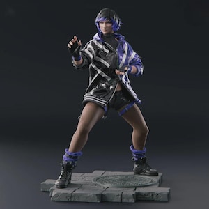 Reina - Tekken 25cm  Figure/Statue, painted,Sla/Pla printed,action figure,collectible,handmade