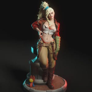 Gemma - Monster Hunter Wilds 25 cm Modell 3D Figur/Statue, bemalt, Sla/Pla gedruckt,Actionfigur,Sammlerstück,handgefertigt