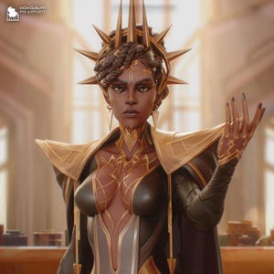 Mel Medarda Arcane - League of Legends 25 cm Figure/Statue, Sla/Pla Resin 3D Printed,Painted,Action Figure, Handmade, Collectible
