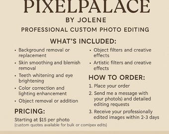 Custom Photo Editing | Retouch, Remove Background, Color Correction, Add Effects