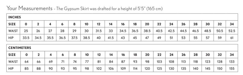 Gypsum Skirt PDF Sewing Pattern image 8
