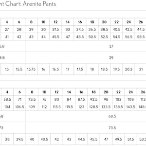 Arenite Pants PDF Sewing Pattern - Etsy