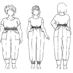 Arenite Pants PDF Sewing Pattern image 8