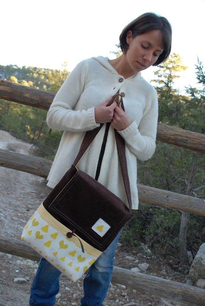 Messenger Bag PDF Sewing Pattern Etsy