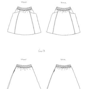 Gypsum Skirt PDF Sewing Pattern image 7