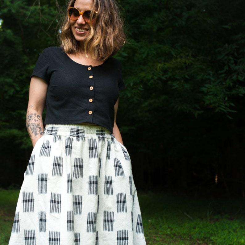 Gypsum Skirt PDF Sewing Pattern image 3