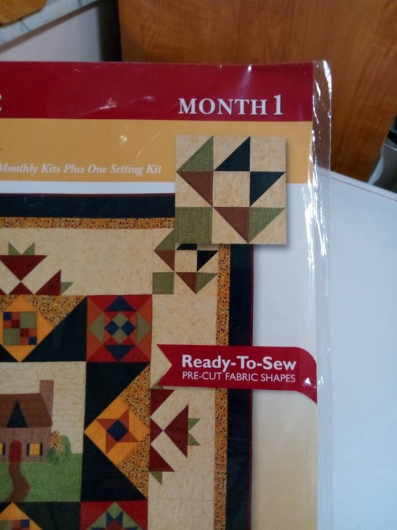 Joann Fabrics Monthly Quilt Blocks Series Quilters Basket Precut Ready to Sew