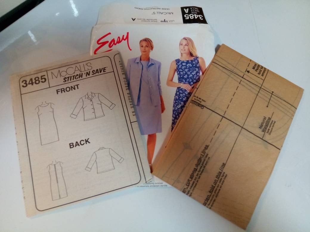 Stitch'n Save 3485 Sewing Pattern CUT Sewing & Fiber Kits & How To etna ...