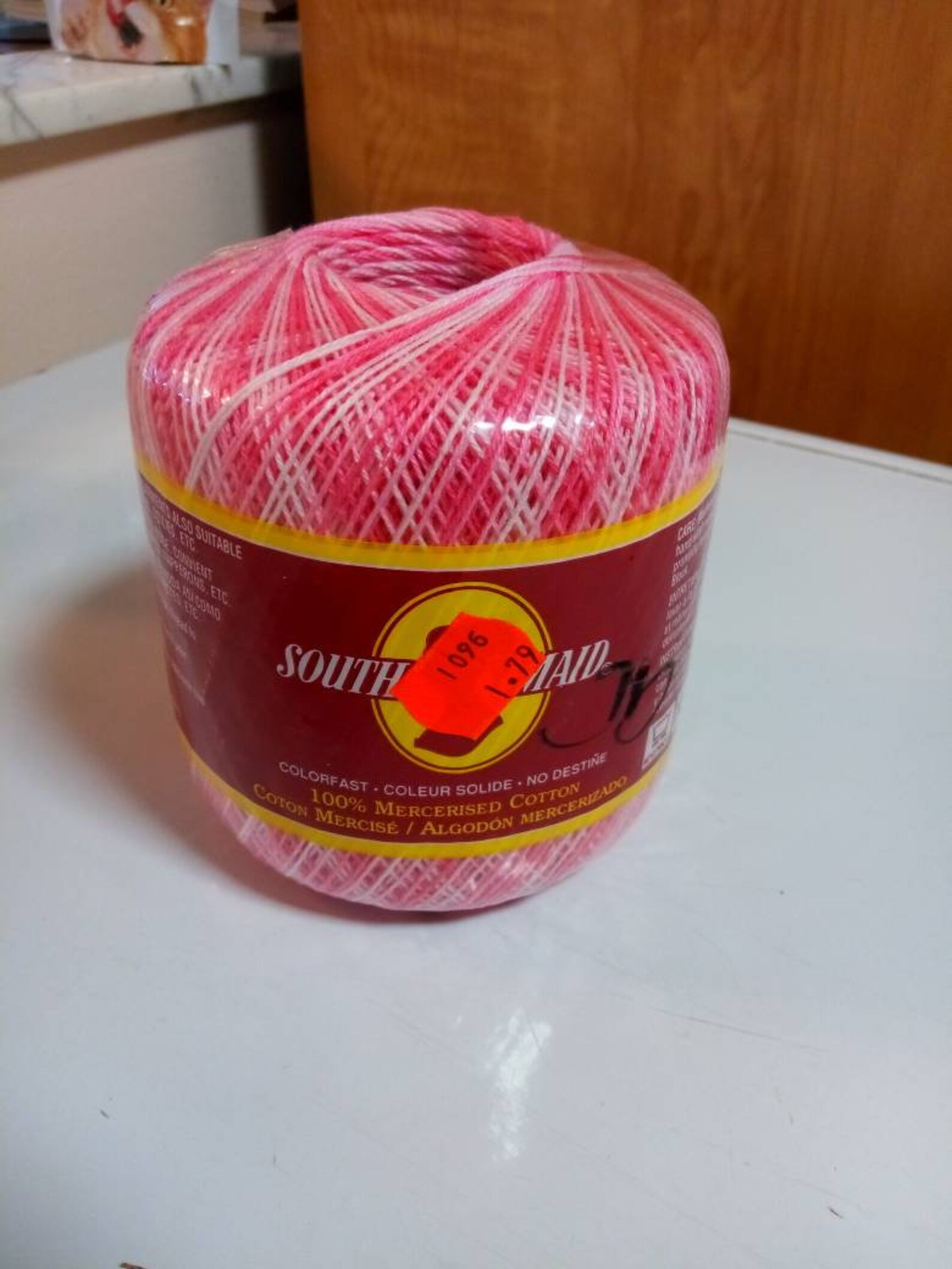 South Maid Size 10 Crochet Cotton Shaded Pinks One Ball Etsy