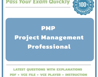 PMP  [2024] exam dump 3222 questions + explanations VCE + PDF, Project Management Professional from Project Management Institute.