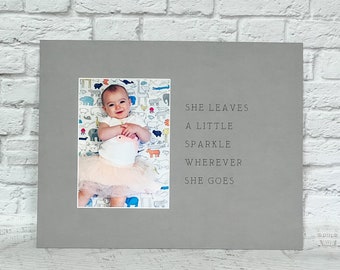 11x14 Personalized Photo Mat with your quote or phrase (M147)