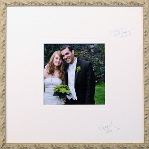 Signature Mat for Wedding / Event  - Guest Book - FREE PEN (W102)