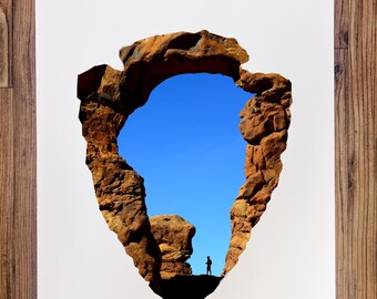 National Parks Logo Vacation Photo Mat - Fits 16x20 Frame - Custom Color (M123)