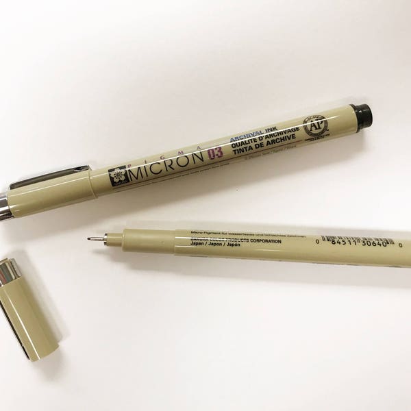 Micron Pen Etsy