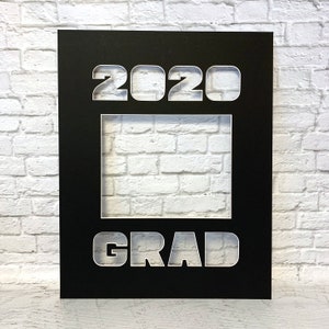 Graduate Collage Photo Mat - Fits 16x20 Frame - Multi Opening - Custom Year (M109)