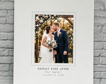 Signature Mat with Personalized Caption for Wedding / Event  - Guest Book - FREE PEN (M126)