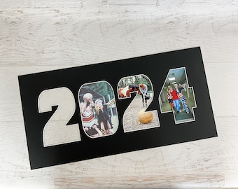 Graduation Year Photo Mat - Personalized Custom Cut Matting - Frame Ready (M122)