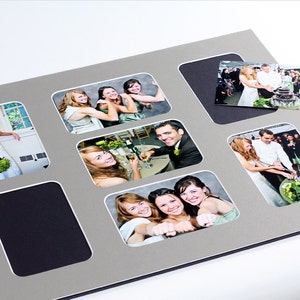 Collage Photo Mat - Fits 16x20 Frame - Multi Opening - Custom Color (M106)
