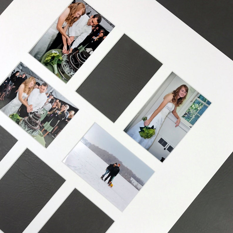Collage Signature Mat For Wedding Event Guest Book Free Etsy