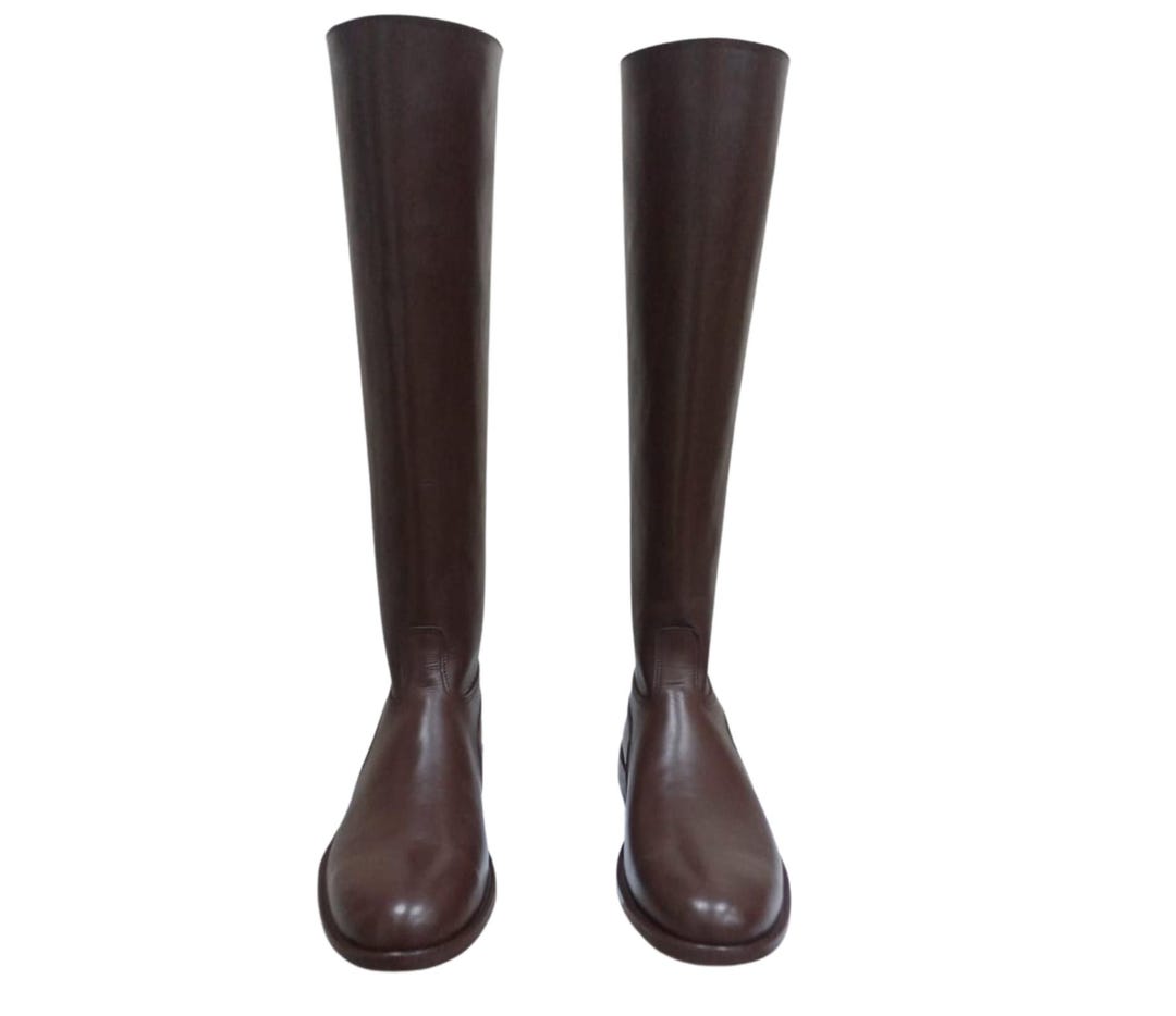 genuine leather riding boots