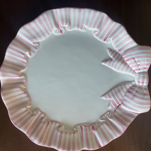 1989 Haldon Group pink ribbon plate