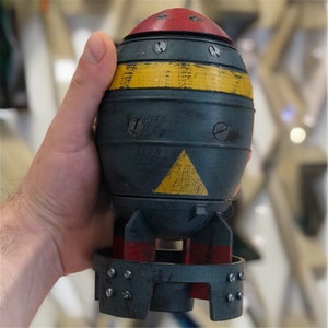 Fallout Mini Nuke Stash Box, Miniature NuclearBomb Ornaments With Storage, Home Decor