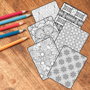 50 Mandala da colorare / Disegni stampabili a piena pagina / Pagine da colorare per adulti intricate e rilassanti / PDF scaricabile immediatamente