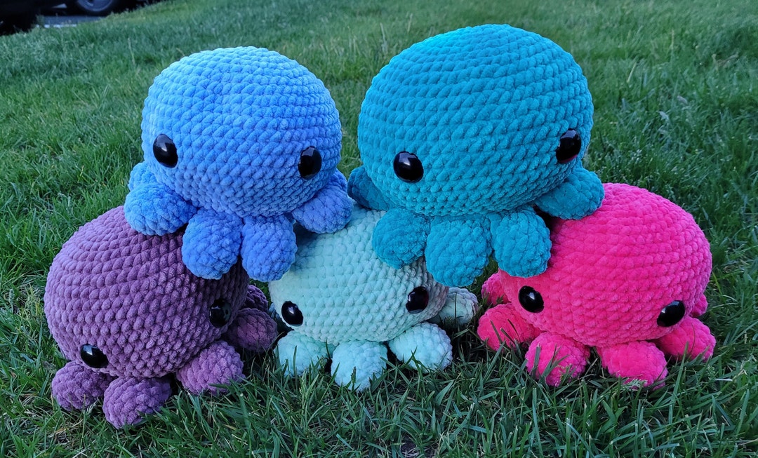 Crochet Plush Octopus Amigurumi Etsy