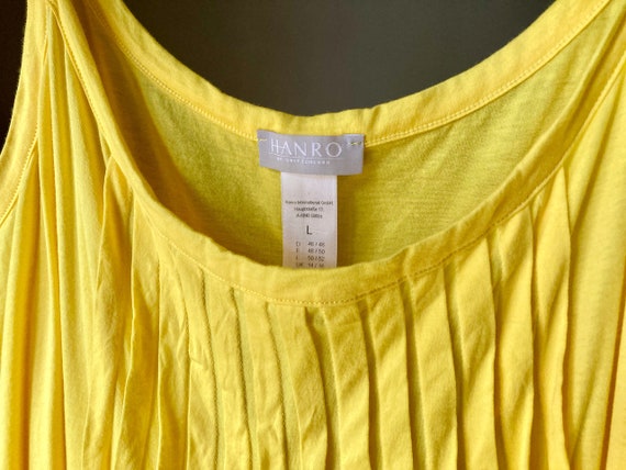 Hanro Nightgown Juliet L Yellow Babydoll X-large Dress 14-16