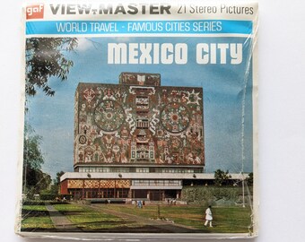 Sealed View Master Stereo Pictures ~ Mexico City ~ 1973 View Master Reels ~ Packet No. F 003