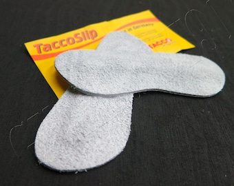 Tacco Heel Grip High Dance Shoe Liner Stop Slipping Suede Back Pump Cushion Pads