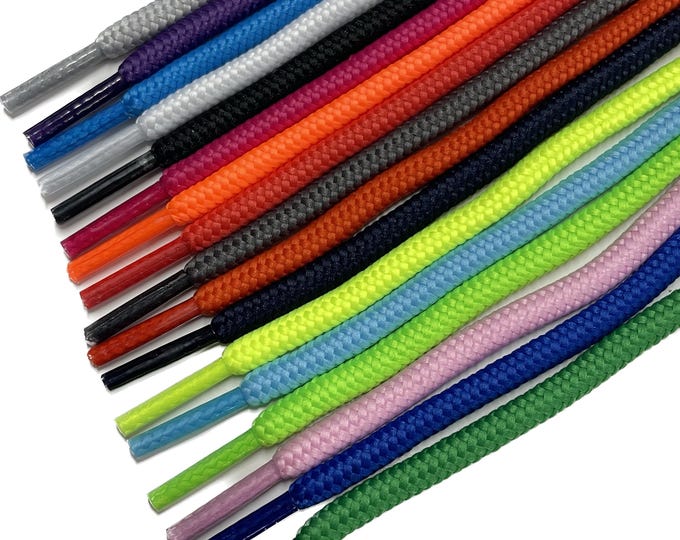 round athletic shoelaces