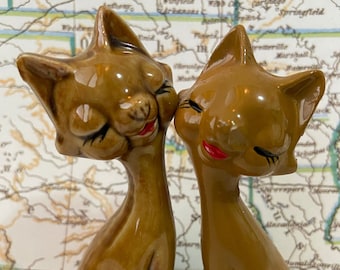 Vintage Flirty Collectible Kitty Cat Figurines