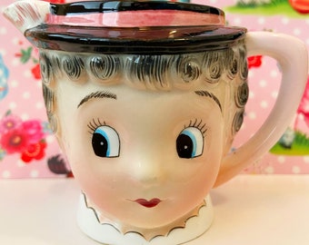 Rare Vintage Witch Creamer Collectible PY AS IS