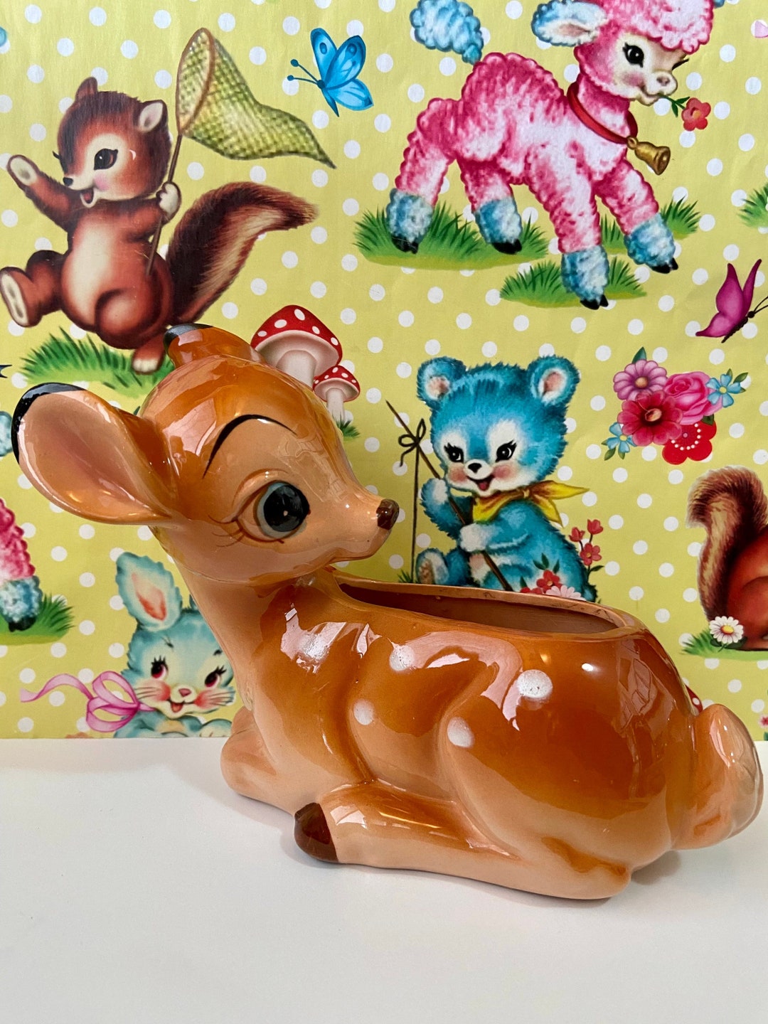 Magasinez les Enesco Figurine Bambi Carved By Heart les