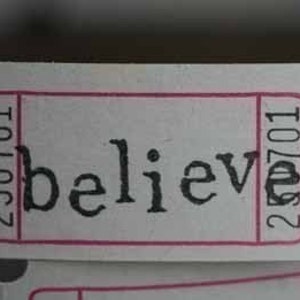 Vintage Style Hand Stamped Believe Carnival Tickets image 2