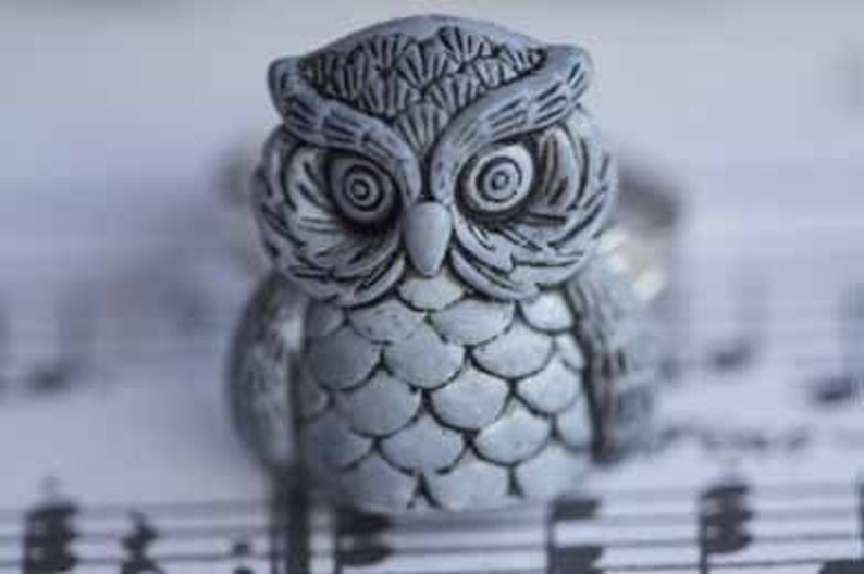 RARE Spooky Owl Ring Limited Edition LAST ONE image 4