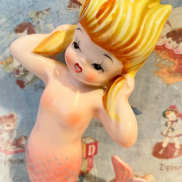 Very RARE HTF Mermaid Collectible Norcrest 3D Wall Plaque Wall Hanging Home Decor