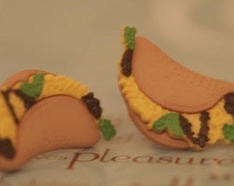 Two Tasty Tacos For The Price of One Earrings