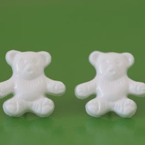 SALE SALE SALE Huggy Bear Stud Post Earrings